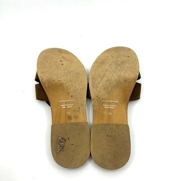 MAKRIS K2 Brown Suede Sandals Women's 9 US - Picture 8 of 9